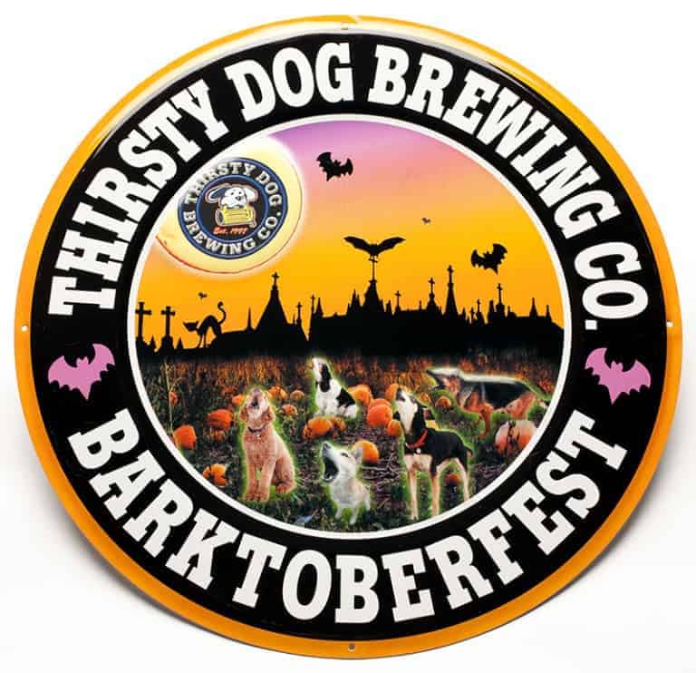 Tin Tackers Sign-Barktoberfest | Thirsty Dog Brewing Co.