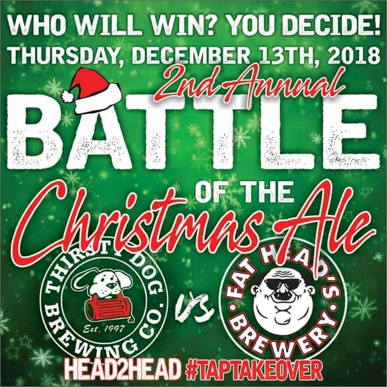 Battle of the Christmas Ales Thirsty Dog Brewing Co.